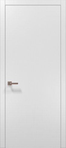 Дверное полотно Папа Карло Plato 01 с  Белый матовый 