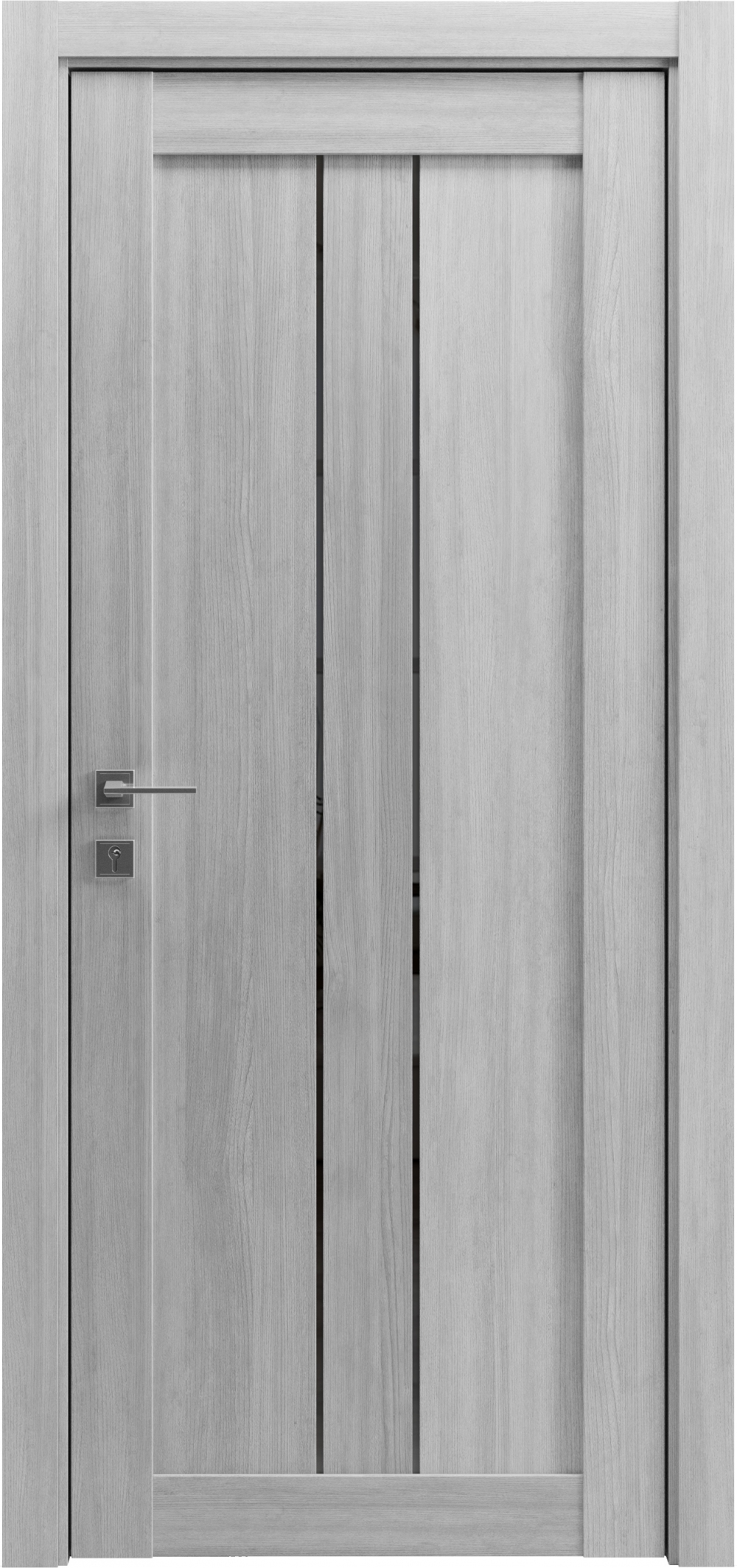 Міжкімнатні двері Гранд Lux-1Дрімвуд сірий black