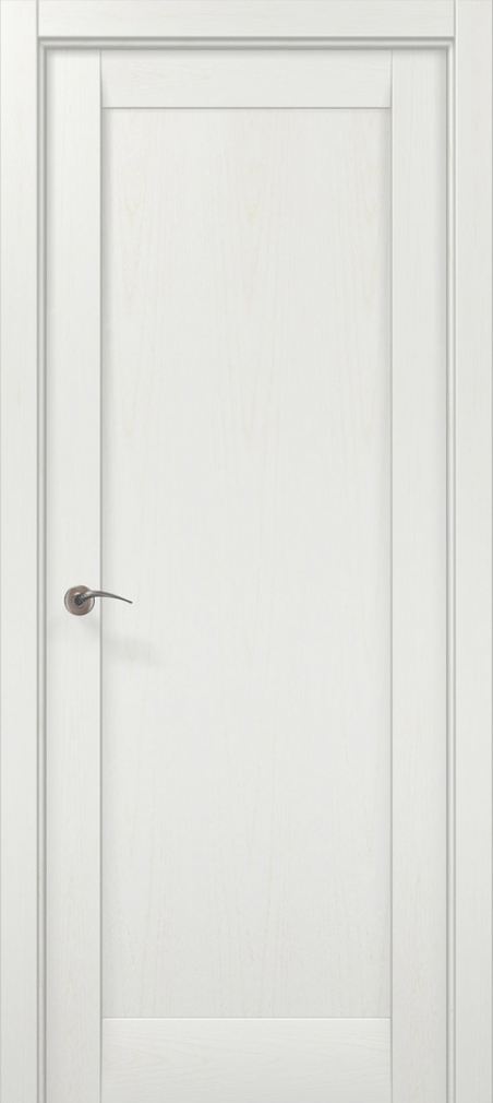 Дверне полотно Папа Карло Millenium ML-00F  ясен білий 