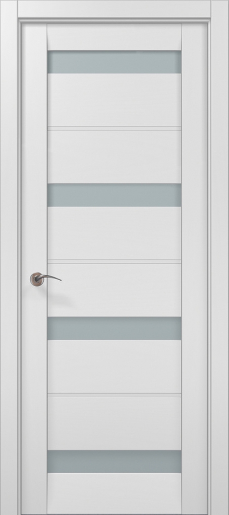 Дверне полотно Папа  Карло Millenium  ML43AL  білий матовий 