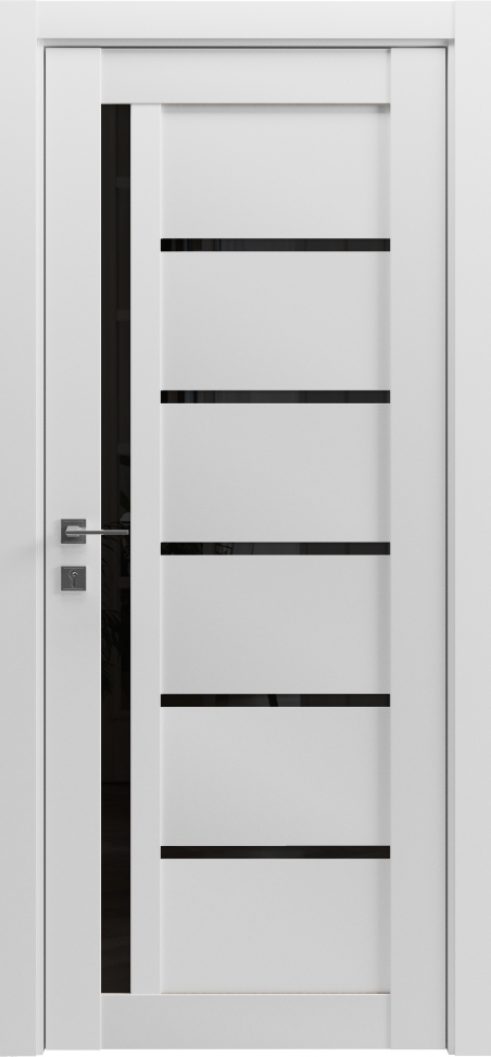 Дверне полотно Гранд Lux-6 Клен білий black