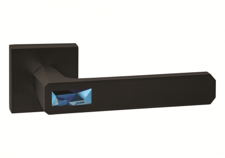 Дверна ручка ОRO&ORO Galassia 108CR-15E Black\Metallic Blue