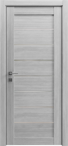 Дверное полотно Гранд Lux-2 Дримвуд серый 