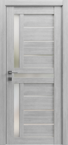 Дверное полотно Гранд Lux-8 Дримвуд серый 