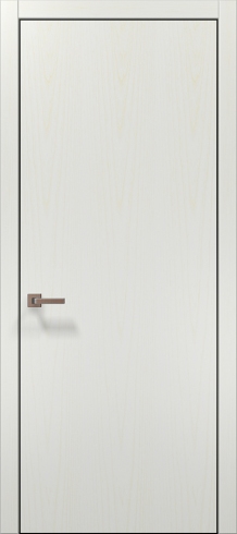 Дверное полотно  Папа Карло Plato 01 Ясень  белый  